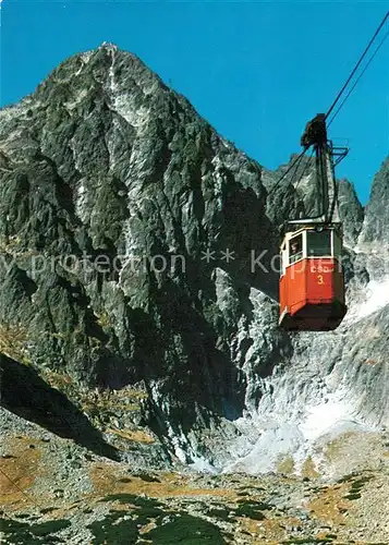 AK / Ansichtskarte Seilbahn Vysoke Tatry Skalnata Dolina  Seilbahn