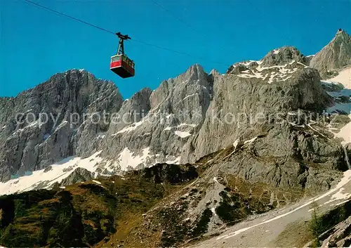 AK / Ansichtskarte Seilbahn Dachsteinsuedwand Hunerkogel Hoher Dachstein  Seilbahn
