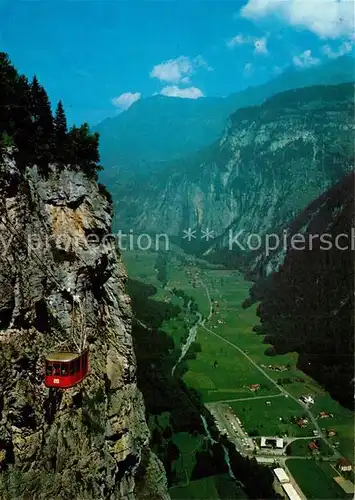 AK / Ansichtskarte Seilbahn Schilthorn Lauterbrunnental  Seilbahn