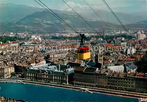 AK / Ansichtskarte Seilbahn Grenoble  Seilbahn