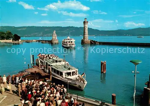 AK / Ansichtskarte Motorschiffe MB Reichenau MS Schwaben Lindau Bodensee  Motorschiffe