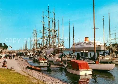 AK / Ansichtskarte Segelschiffe Travemuende  Segelschiffe