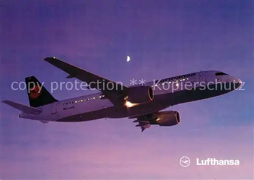 AK / Ansichtskarte Lufthansa Airbus A320 200 Lufthansa