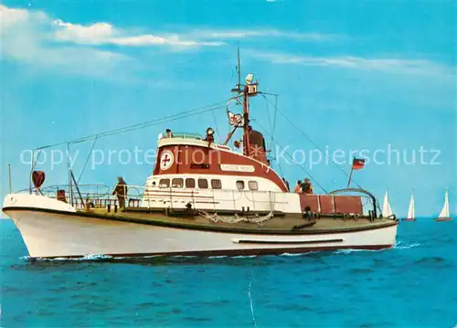 AK / Ansichtskarte Motorboote Seenot Rettungskreuzer Theodor Heuss Kiel Motorboote