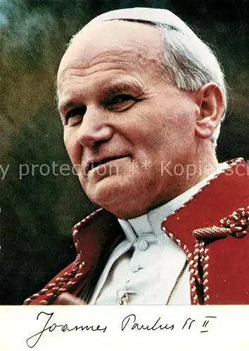 AK / Ansichtskarte Papst Joannes Paulus PP II. Papst