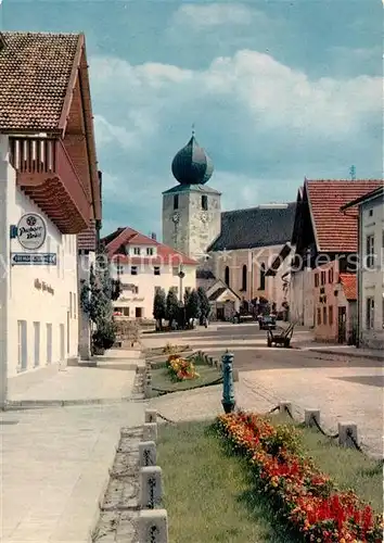 AK / Ansichtskarte Lam_Oberpfalz Marktplatz Lam_Oberpfalz