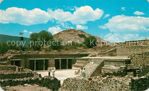 AK / Ansichtskarte San_Juan_Teotihuacan Templo de las Mariposas Piramidede la Luna San_Juan_Teotihuacan