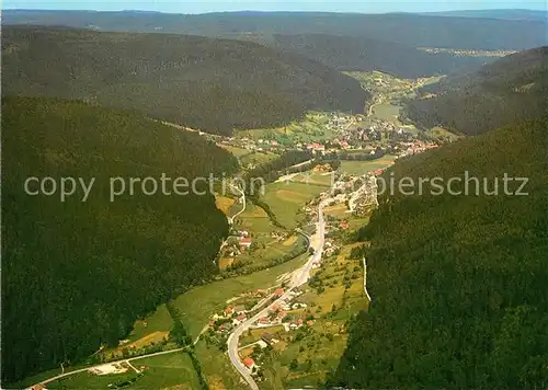 AK / Ansichtskarte Enzkloesterle Fliegeraufnahmef Enztal Enzkloesterle