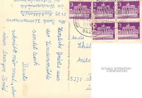 AK / Ansichtskarte Katzenelnbogen  Katzenelnbogen