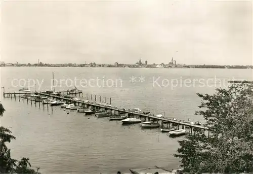 AK / Ansichtskarte Altefaehr_Ruegen Bootsanlegestelle Stralsund Altefaehr Ruegen