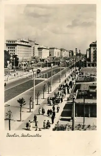 AK / Ansichtskarte Berlin Stalinallee Berlin