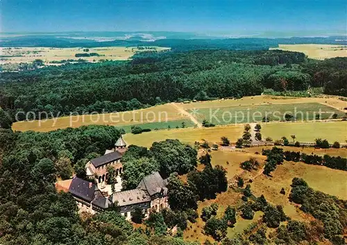 AK / Ansichtskarte Giessen_Lahn Kloster Schiffenberg Fliegeraufnahme Giessen_Lahn