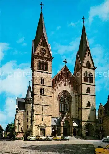 AK / Ansichtskarte Heppenheim_Bergstrasse Pfarrkirche St Peter Heppenheim_Bergstrasse