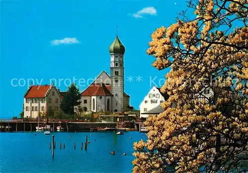 AK / Ansichtskarte Wasserburg_Bodensee Kirche Wasserburg Bodensee
