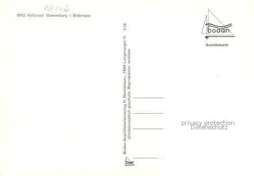 AK / Ansichtskarte Wasserburg_Bodensee Kirche Wasserburg Bodensee