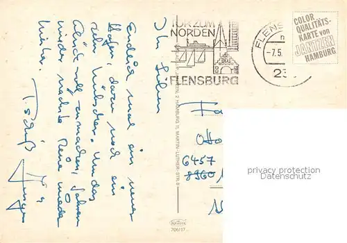 Flensburg Boote Schloss Marktplatz Stadttor Flensburg