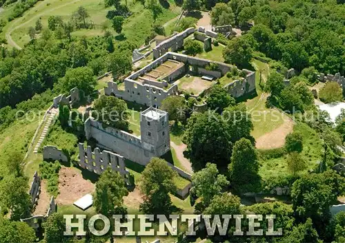 Singen_Hohentwiel Fliegeraufnahme Burgruine Hohentwiel Singen Hohentwiel