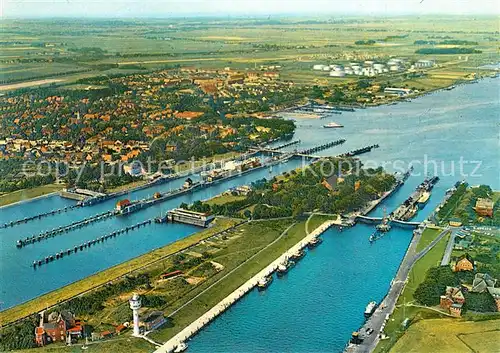 Brunsbuettel Fliegeraufnahme Brunsbuettel