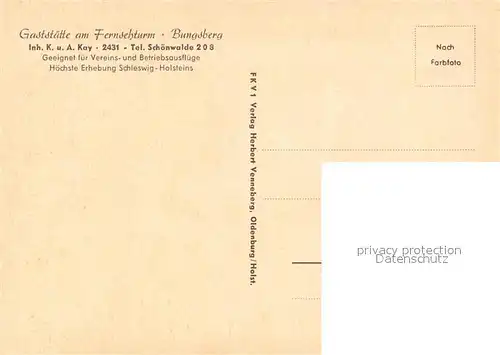 Bungsberg Aussichtsturm Bungsberg