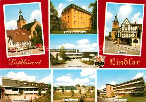 Lindlar St Severin Schloss Heiligenhoven Schulzentrum Jugendherberge Sportzentrum Krankenhaus Lindlar