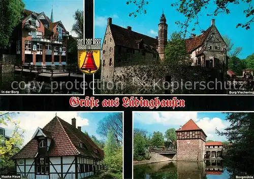 Luedinghausen In der Burg Haake Haus Burg Vieschering Borgmuehle Luedinghausen