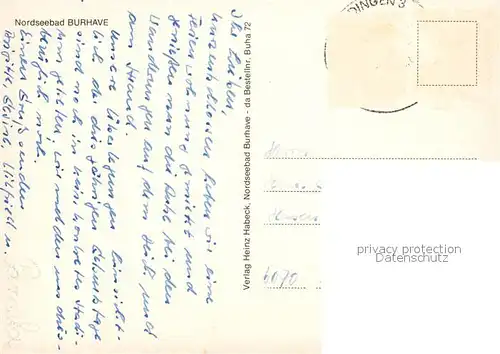 Burhave Strasse Strandpartien Ortsmotive Burhave
