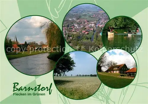 Barnstorf_Diepholz Flusspartie Fliegeraufnahme Bootstour Landschaftspanorama Barnstorf_Diepholz