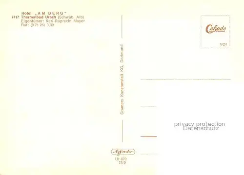 Bad_Urach Hotel Am Berg Bad_Urach