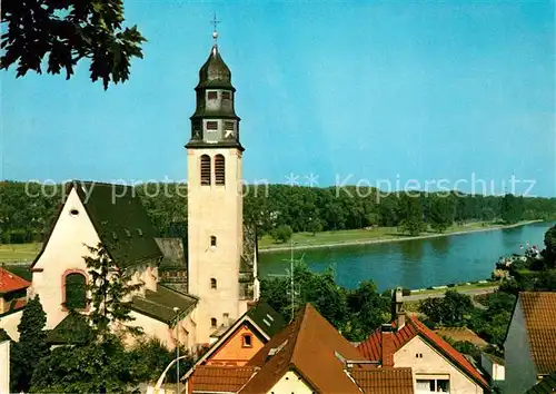 Kelsterbach Kirche Mainpartie Kelsterbach