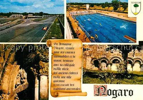 Nogaro Rennstrecke Schwimmbad Schloss Nogaro