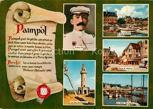 Paimpol Pierre Lati Qui Merand Tour de Karros Place du Martray Bassin des yachts Paimpol