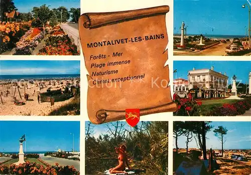 Montalivet_les_Bains Forets Mer Plage immense Naturisme Climat exceptionnel Montalivet_les_Bains