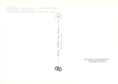 Mont Louis Vue generale au fond la chaine du Carlitte Mont Louis