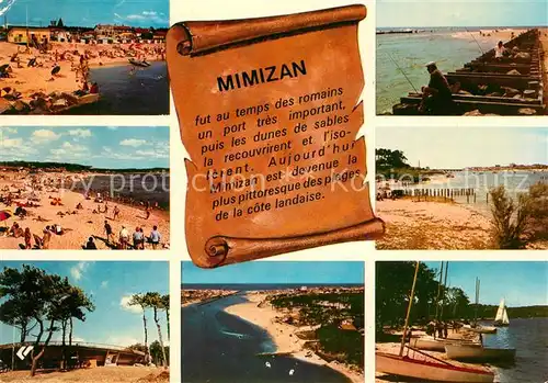 Mimizan_Plage Strandpartien Bootsliegeplatz Fischer Mimizan_Plage