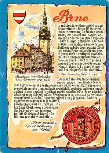 Brno_Bruenn Radnice od Zelneko trhu koncem XIX stol Brno_Bruenn