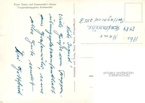 Grafenwoehr_Truppenuebungsplatz Water Tower and Commanders House Grafenwoehr