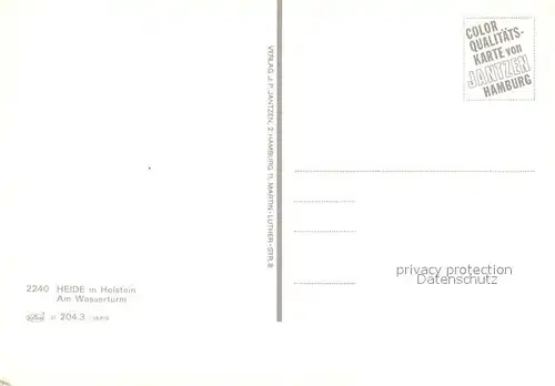 Heide_Holstein Am Wasserturm Heide_Holstein