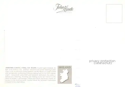 Mayo_Irland Ashford Castle Fliegeraufnahme Mayo_Irland