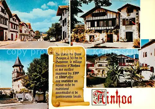 Ainhoa Au Coeur du Pays Basque Le village frontiere dAinhoa et ses vieilles maisons Ainhoa
