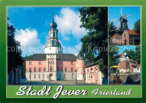 Jever Schloss Muehle Brunnen Jever