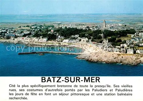 Batz sur Mer Vue aerienne Batz sur Mer