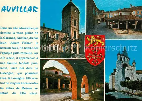 Auvillar Schloss Ruine Auvillar