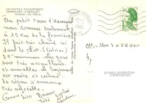 Aurillac Vue partielle Aurillac