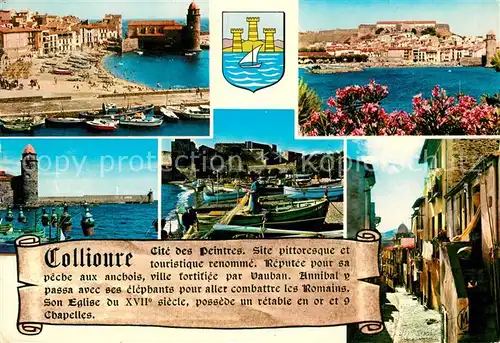 Collioure Le Port Vue densemble Le Chateau des Templiers Vieille Rue Pittoresque Collioure