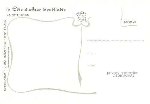 Saint_Tropez_Var Les Peintres Vue generale La Ponche Le Vieux Port Saint_Tropez_Var