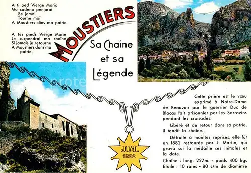 Moustiers Sainte Marie Sa Chaine et sa Legende Moustiers Sainte Marie