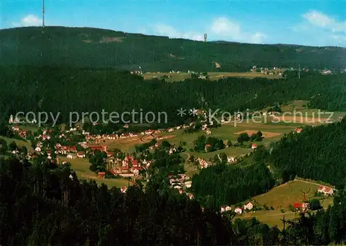 Warmensteinach mit Fleckl Ochsenkopf und Schneeberg Warmensteinach