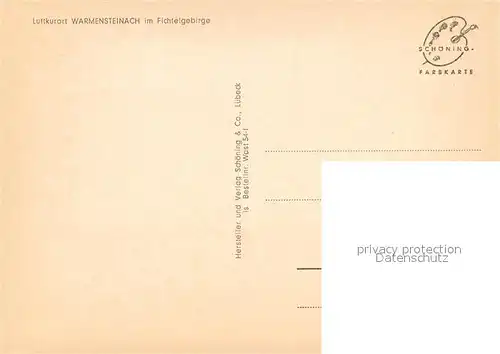 Warmensteinach Panorama Warmensteinach