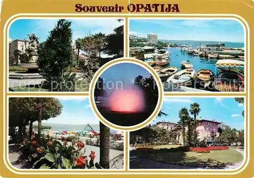 Opatija_Istrien Teilansichten Bootshafen Opatija_Istrien