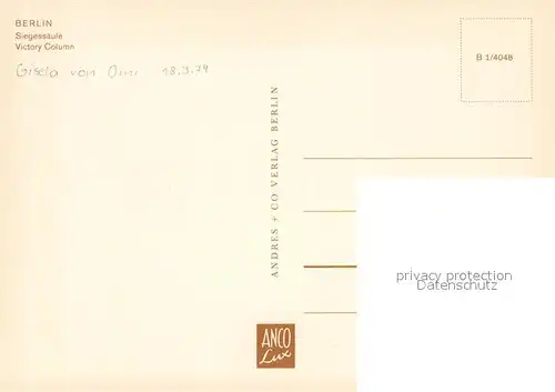 Berlin Siegessaeule Panorama Berlin